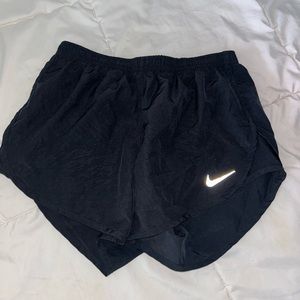 black nike shorts